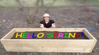 PLANTER BOX | How to get ready for the 2019 planting season with a DIY planter box: ( Spanish subs)