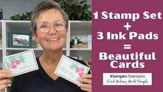 Quick And Easy Card Making Ideas with Regal Flora | SIP Card Tutorial