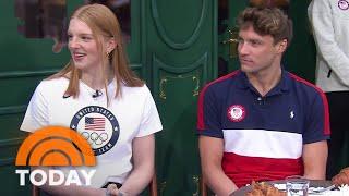 Olympic swimmers Bobby Finke, Lydia Jacob talk Paris 2024