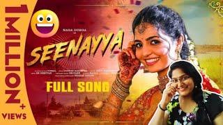 Seenayya Folk Song REACTION | Naga Durga | Aditi Bhavaraju | RR Dhruvan | Vishal | Nitrite Vibes