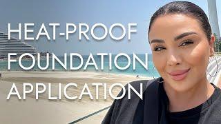 SUMMER HEAT PROOF FOUNDATION APPLICATION | NINA UBHI