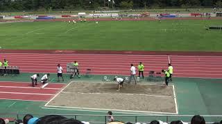 Sumire HATA 3rd attempt 6m45(-0.8) Women's long jump final Fuji Hokuroku World Trial2019