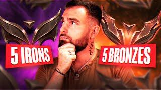 FER VS BRONZE - LA GAME EST UNE CATASTROPHE, VOUS DEVEZ VOIR CE ZOO !