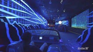 [4k] Test Track Ride  - Tron-like Attraction - Epcot - Walt Disney World