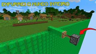 eu coloquei um pistão infinito no minecraft