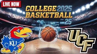 Kansas vs Central Florida Live Now | NCCA Men's College Basketball 2025