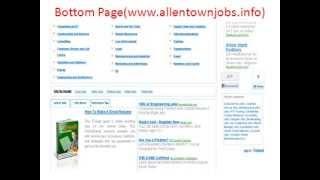 Allen town Jobs | Jobs in Allen town | City of Allen town Jobs