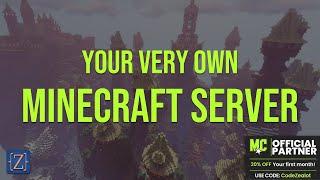 How to host your own Minecraft Server! | Bedrock or Java Edition Guide | 20% off Promo Code!