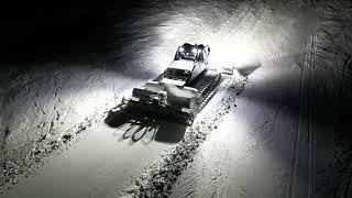 Snow Groomers in Cermis, South Tyrol