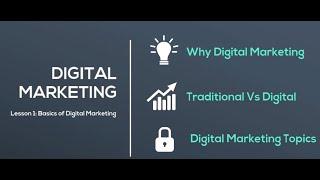 Digital Marketing | Lesson 1 | Basics of Digital Marketing | Tutorial For Beginners 2020