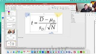 HSCI 345 - Fall 2023 - How to Calculate and Interpret a Paired Sample T-Test in Excel