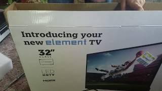 Element 32 inch walmart  TV unboxing $100