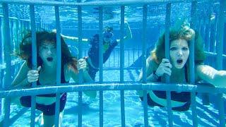 Last to Leave Underwater Prison Wins $1,000! - Challenge