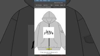 How to Place a Logo on a Mock-up on Adobe Illustrator #shorts #adobeillustrator  #clothingbrand