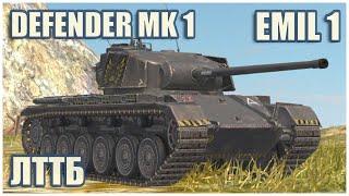 Emil I, Defender Mk. 1 & LTTB • WoT Blitz Gameplay