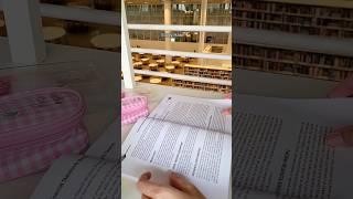 ASMR Study With Me Library Vlog  #studymotivation