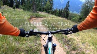 KLEBLE ALM TRAIL, RAW, 4K (Sölden, Austria, 2019)