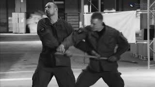 Defending stick stabbing motion. Systema Transition Combat System.