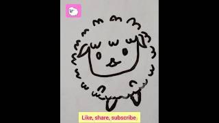 Sheep drawing ideas #art #drawing #viralvideo #shrots #yt