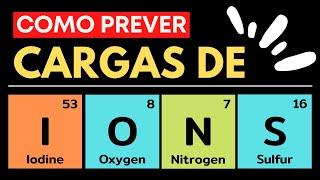 3 regras para prever cargas de íons