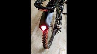 How to make cycle‍‍ brake lightat home very easy || #shorts #cyclebrakelight #cyclelight