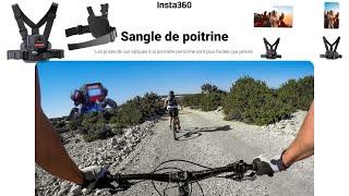 Sangle de poitrine Insta360 et Amazon