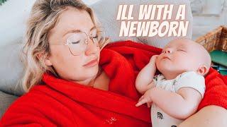 VERY RAW MUM VLOG | ILL WITH A NEWBORN | ellie polly