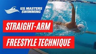 Straight-Arm Freestyle | Fastest Sprint Swimming Technique 