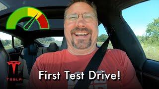 FIXED Tesla Model S - First Test Drive!