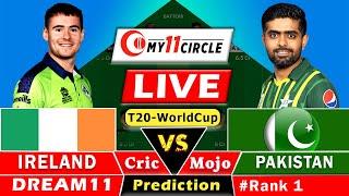 PAK vs IRELive T20 World Cup: Dream11 Team Prediction Today I PAKISTAN vs  IRELAND | GL Team Today