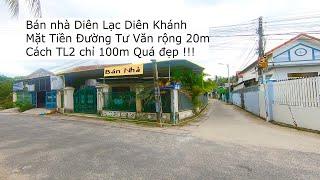 Bán nhà Diên Lạc Diên Khánh mặt tiền đường Tư Văn cách TL2 chỉ 100m | Bán đất Diên Lạc Diên Khánh