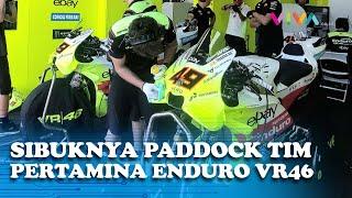 Mengintip Dari Dekat Paddock Tim Pertamina Enduro VR46 di Sirkuit Mandalika