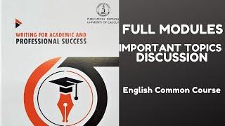 Writing for Academics| Full Module Discussion| Calicut University| Yahya Yahi