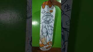 Professional Grade Canadian Maple Wood Skateboard Deck with Customized Graphics - Made for SKTCHNS