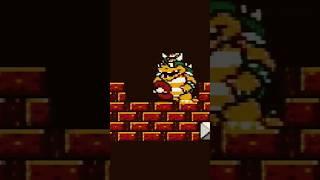 Mario 3 Bowser Fight (Hitbox Glitch) #mario #nes