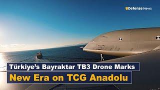 Historic Debut: TB3 Drone Operates from Turkey's Amphibious Assault Ship