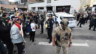 Marines arrive in LA as city prepares for ‘No Kings’ protests