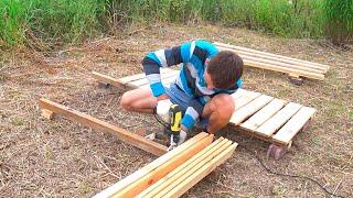 PEOPLE LAUGHED When He Built This Terrace With His Own Hands! EVERYONE IS ENVYING NOW!