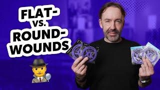 What are the sonic differences between Flatwound and Roundwound Strings? - Comparison