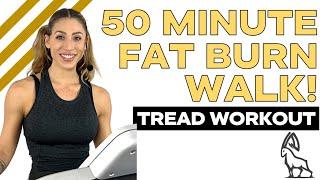 50 MIN FAT BURN WALK | Treadmill Follow Along!