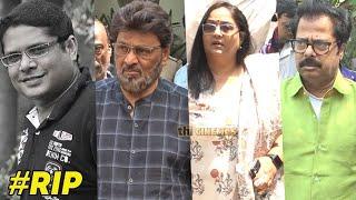 அஞ்சலி செலுத்திய Bhagyaraj, Radha, Pandiyarajan | Manoj Bharathiraja Latest News