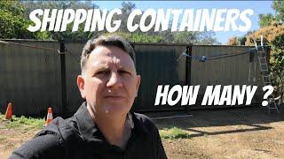 How Many Shipping Containers Can I Fit on my Property?