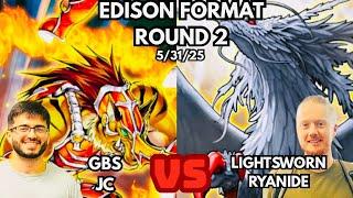 Yugioh Edison Format Round 2: Gladiator Beasts Vs Lightsworn!