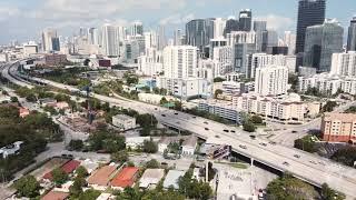 Drone View of Brickell Miami