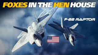 F-22 Raptors Infiltrate Deep Behind Enemy Lines to Take Out Bombers | Digital Combat Simulator | DCS