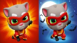 Talking Tom Hero Dash - Tom Vs Hank Chasing Rakoon In Bosses Dragons Danger Sky Android iOS Gameplay