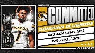 WATCH: 4-star WR Donovan Olugbode commits to Missouri