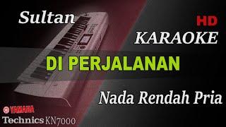 DI PERJALANAN - SULTAN ( NADA RENDAH PRIA ) || KARAOKE