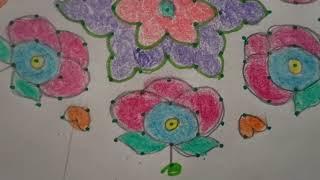 సంక్రాంతి ముగ్గులు | Pongal Rangoli | Simple Rangoli Designs | Dots Rangoli | by Mintu talks