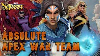 Absolute A-Force Playtest - Apex War Team! | Marvel Strike Force